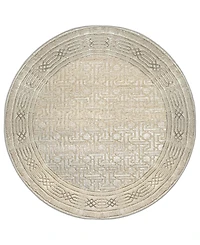 Closeout! Km Home Davide 1231 5'3" x Round Area Rug