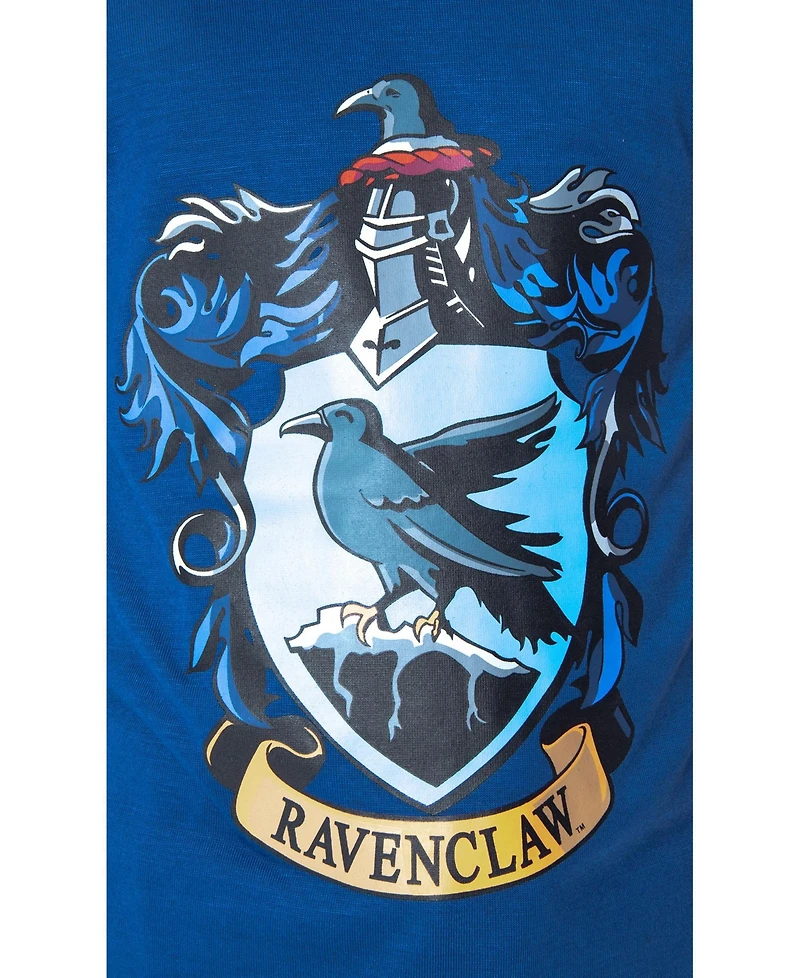 Harry Potter Girls Hogwarts Castle House Crest 2-Piece Shirt Shorts Pajama Set