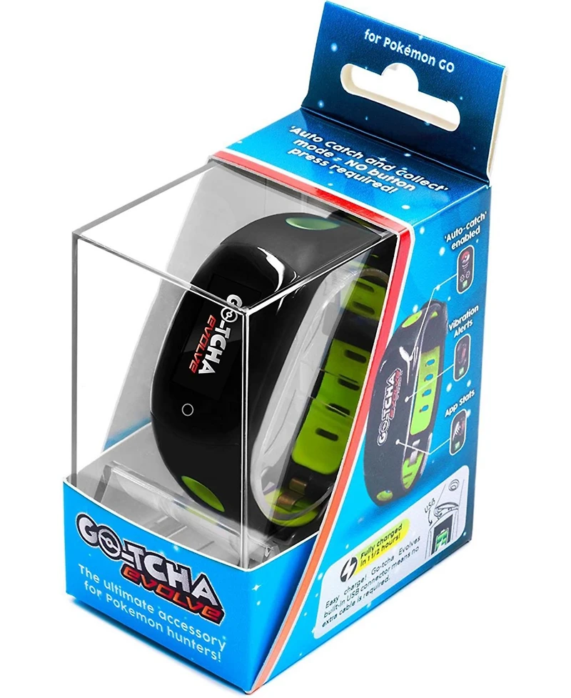 Datel Pokemon Go-tcha Bracelet Watch (Black/Green) - Pokemon Go