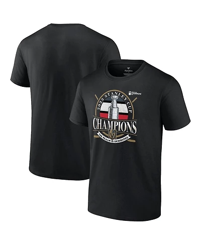 Men's Fanatics Black Vegas Golden Knights 2023 Stanley Cup Champions Rally Cry T-shirt