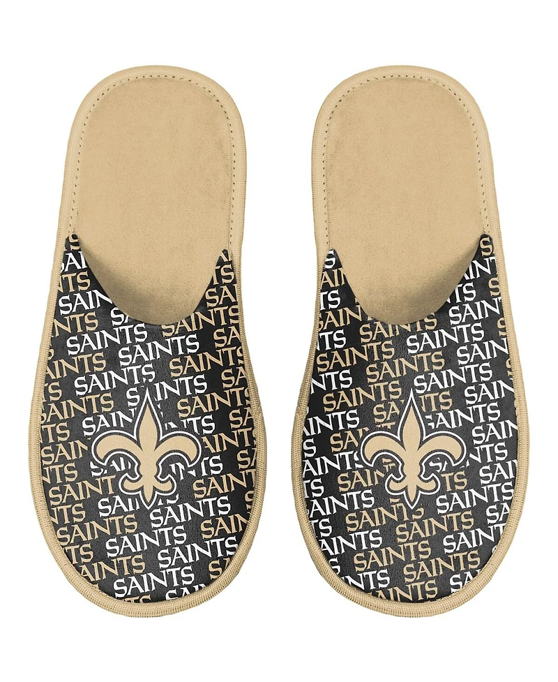 Youth Boys and Girls Foco New Orleans Saints Team Scuff Slippers
