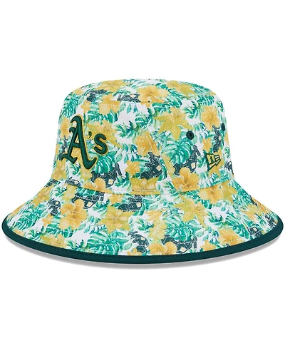 Men's New Era Oakland Athletics Tropic Floral Bucket Hat