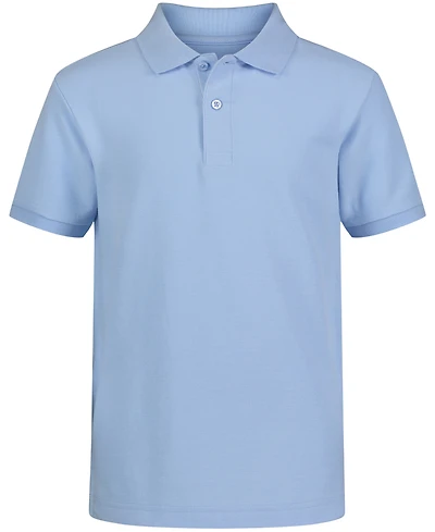 Nautica Little Boys Uniform Stretch Double Pique Polo