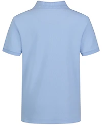 Nautica Little Boys Uniform Stretch Double Pique Polo