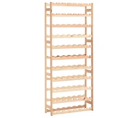 vidaXL Wine Rack for 77 Bottles Pinewood