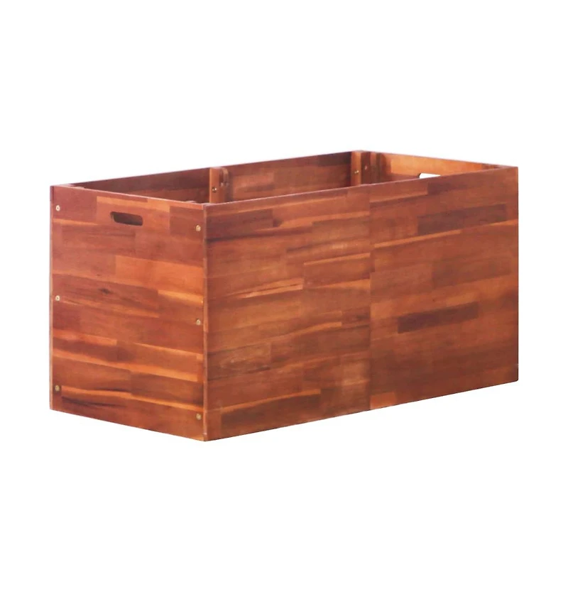Garden Raised Bed Acacia Wood 39.4"x19.7"x19.7"