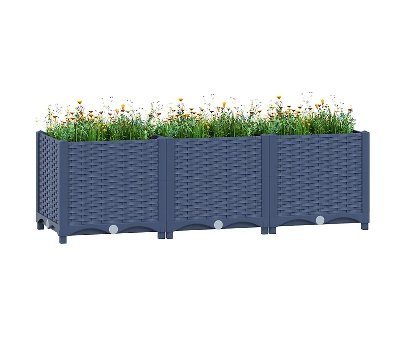 Raised Bed 47.2"x15.7"x15" Polypropylene