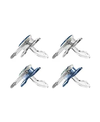 Dr. Browns PreVent Orthodontic Baby Pacifier, 0-6m, 4-Pack, Glow in the Dark, Blue
