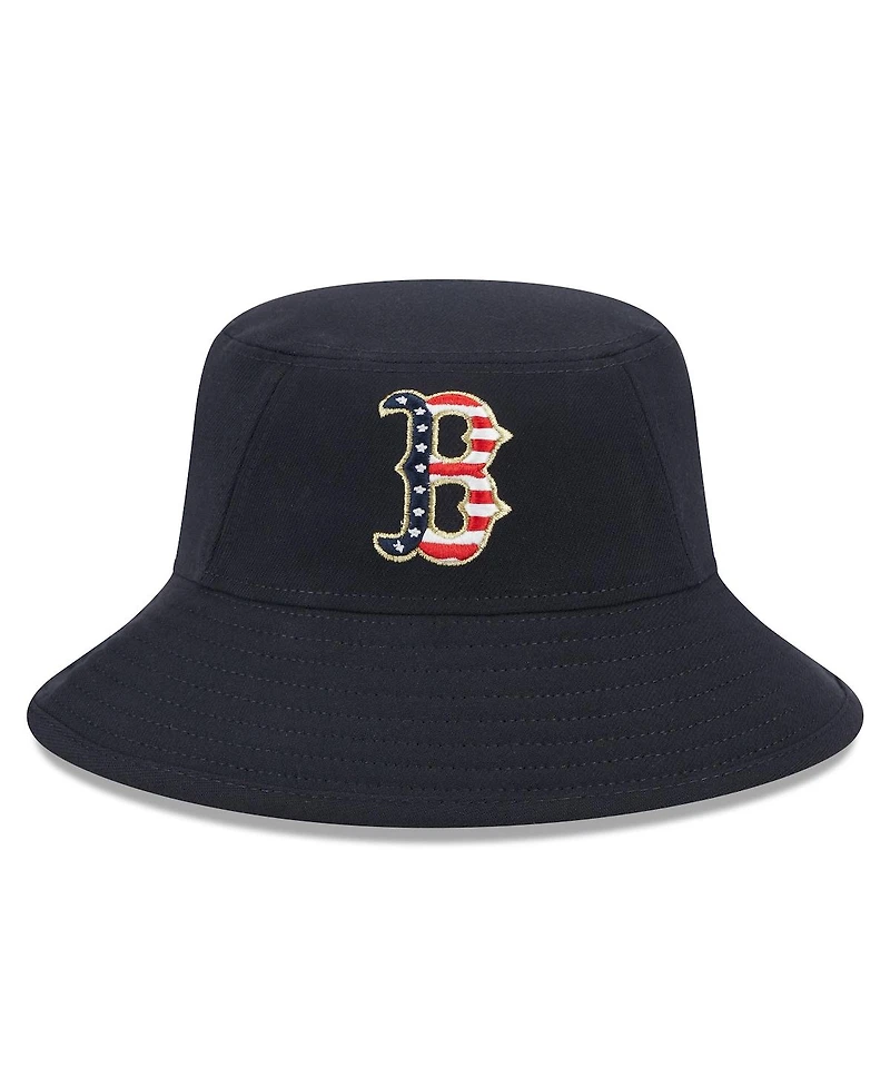 Men's New Era Navy Boston Red Sox 2023 Fourth of July Bucket Hat