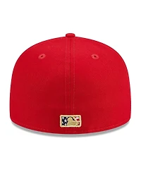 Men's New Era Red Detroit Tigers 2023 Fourth of July 59FIFTY Fitted Hat