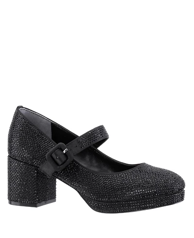 Nina Little Girls Catalina Classic Strap Mary Jane Dress Pump
