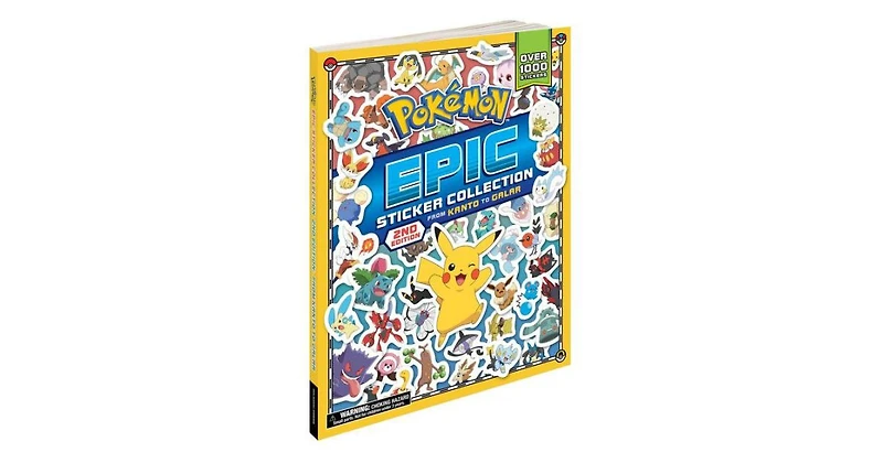 Pokemon Epic Sticker Collection 2nd Edition- From Kanto to Galar by Pikachu Press