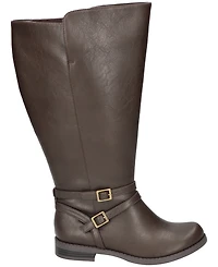 Easy Street Women's Bay Plus Athletic Shafted Extra Wide Calf Tall Boots