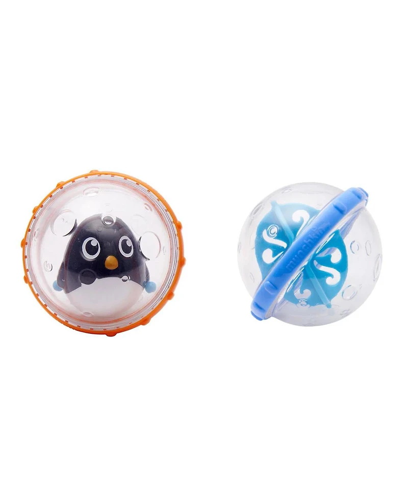 Munchkin Toddler Float & Play Bubbles Baby Bath Toy, 2 Pack