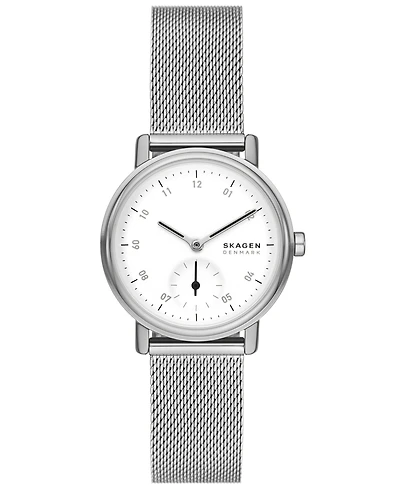 Skagen Women's Kuppel Lille Quartz Three Hand Silver-Tone Stainless Steel Watch