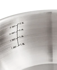 BergHOFF Belly Shape 18/10 Stainless Steel 8" Sauce Pan with Ss Lid, 3.2qt.