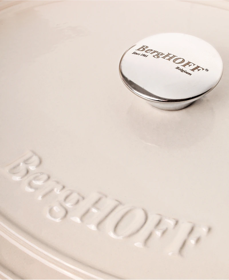 BergHOFF Neo 3pc Cast Iron Cookware Set, Fry Pan & Round Dutch Oven