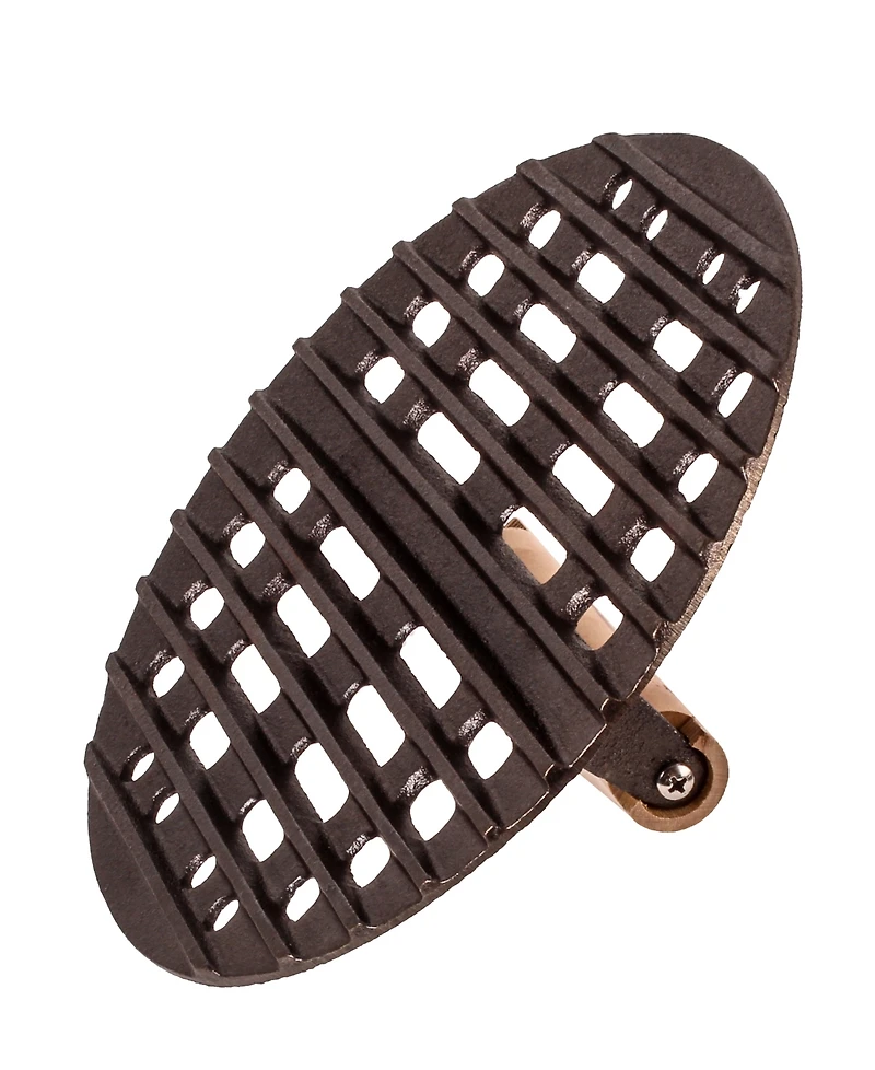 BergHOFF Neo Enameled Cast Iron 3 Piece 10" Fry Pan, 11" Grill Pan, and Slotted Steak Press Set