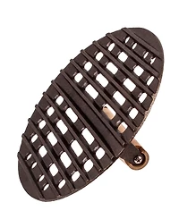 BergHOFF Neo Enameled Cast Iron 3 Piece 10" Fry Pan, 11" Grill Pan, and Slotted Steak Press Set