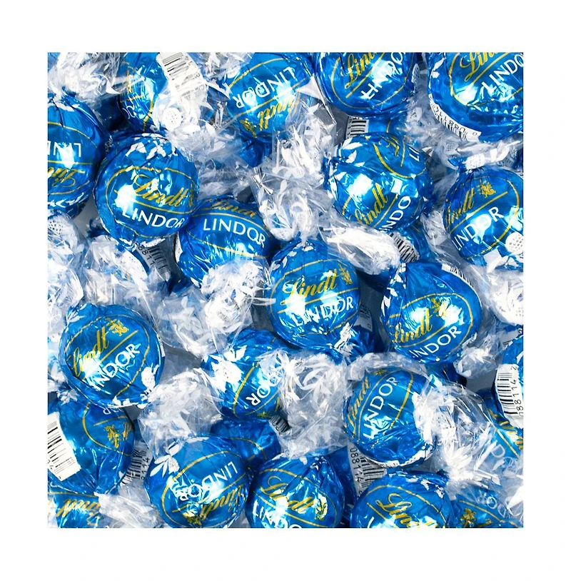 Just Candy Father's Day Candy Gift Tin with Chocolate Lindor Truffles by Lindt Large Plastic Tin with Sticker, 24 Pieces