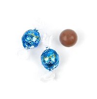 Just Candy Father's Day Candy Gift Tin with Chocolate Lindor Truffles by Lindt Large Plastic Tin with Sticker, 24 Pieces