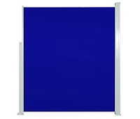 Patio Terrace Side Awning Blue 5'2"x9'10"