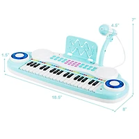 Costway 37-Key Toy Keyboard Piano Electronic Musical Instrument