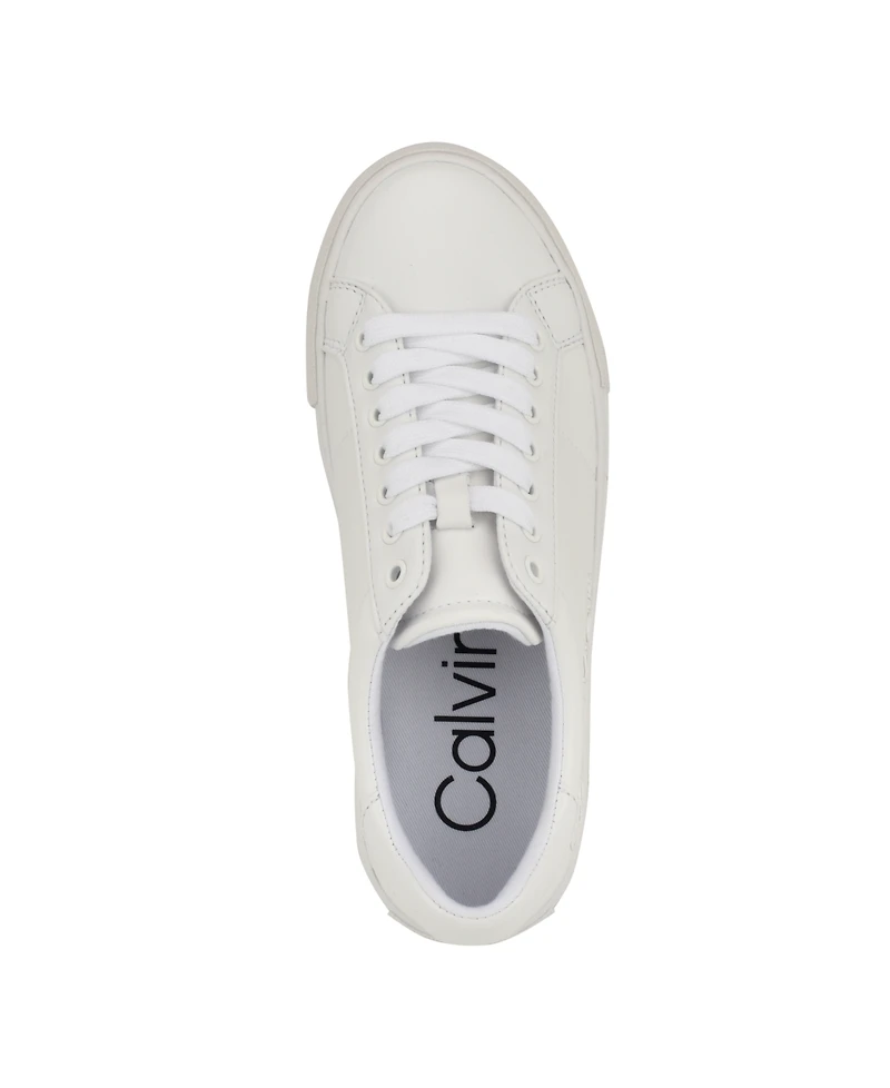Calvin Klein Women's Camzy Lace-Up Casual Sneakers