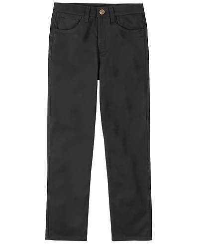 Big Boys Uniform 5 Pocket Stretch Twill Pant with Reinforced Knees