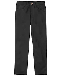 Big Boys Uniform 5 Pocket Stretch Twill Pant with Reinforced Knees