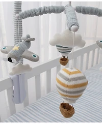 Living Textiles Baby Boys Airplanes Musical Mobile