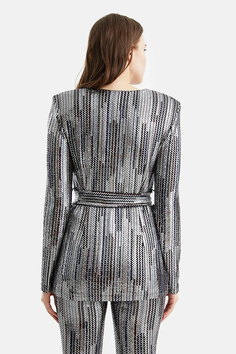 Women's Shoulder Pad Blazer