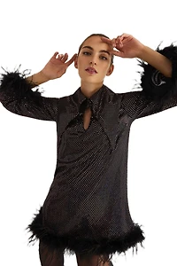 Nocturne Women's Polka Dot Mini Dress