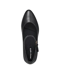 Easy Spirit Women's Cyra Adjustable Strap Block Heel Dress Pumps