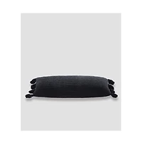 Sunday Citizen Braided Pom Decorative Pillow, 14" x 36"
