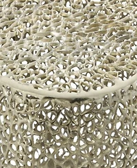 Rosemary Lane Aluminum Coral Accent Table Collection
