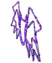 23.5" Led Lighted Bat 4 Function Halloween Window Silhouette