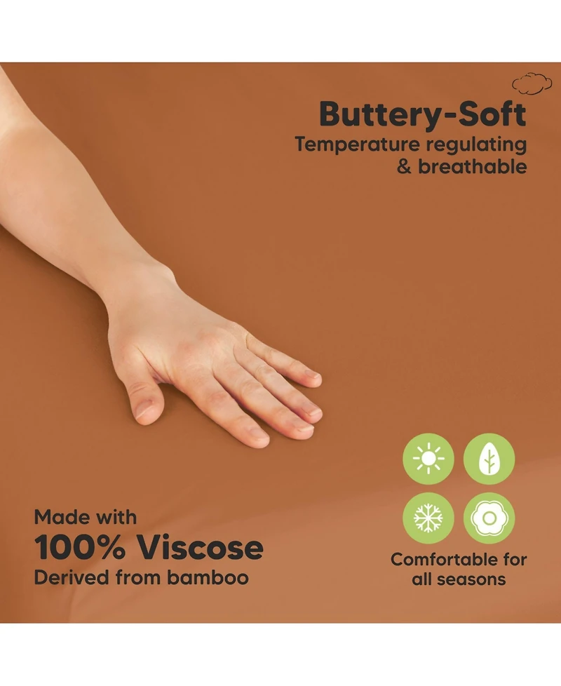 KeaBabies 2-Pack Mini Crib Sheets, Pack and Play Sheets Fitted, N Organic Fitted Sheet Cover