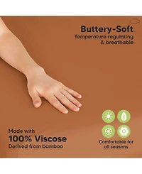 KeaBabies 2-Pack Mini Crib Sheets, Pack and Play Sheets Fitted, N Organic Fitted Sheet Cover