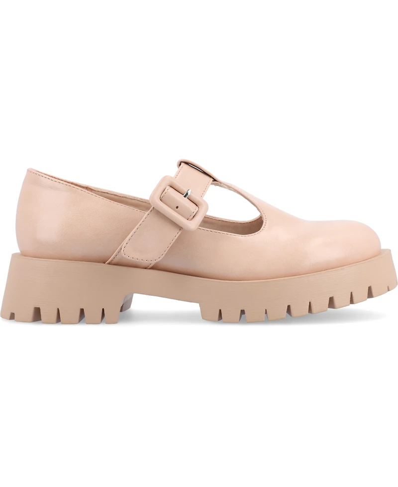 Journee Collection Women's Suvi Treaded Sole Mary Jane Flats