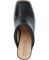 Journee Collection Women's Izara Platform Mules