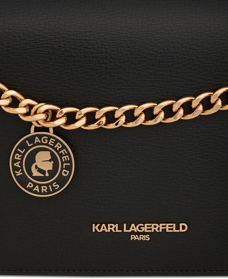 Karl Lagerfeld Paris Lourdes Crossbody with Chain Strap