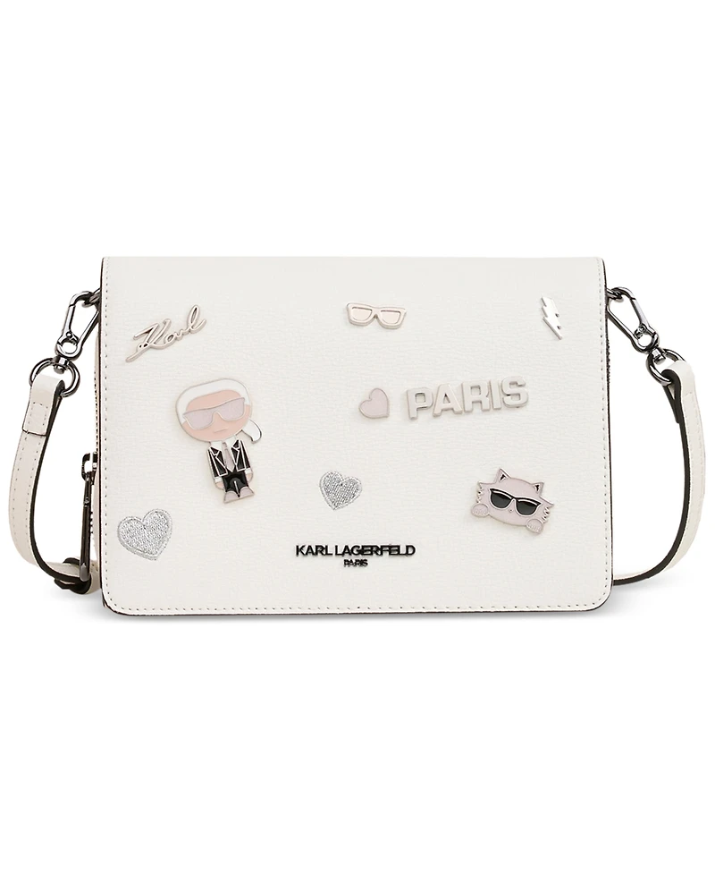 Karl Lagerfeld Paris Lourdes Crossbody with Cate Pins