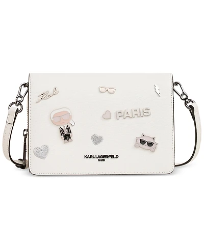 Karl Lagerfeld Paris Lourdes Crossbody with Cate Pins