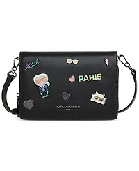 Karl Lagerfeld Paris Lourdes Crossbody with Cate Pins