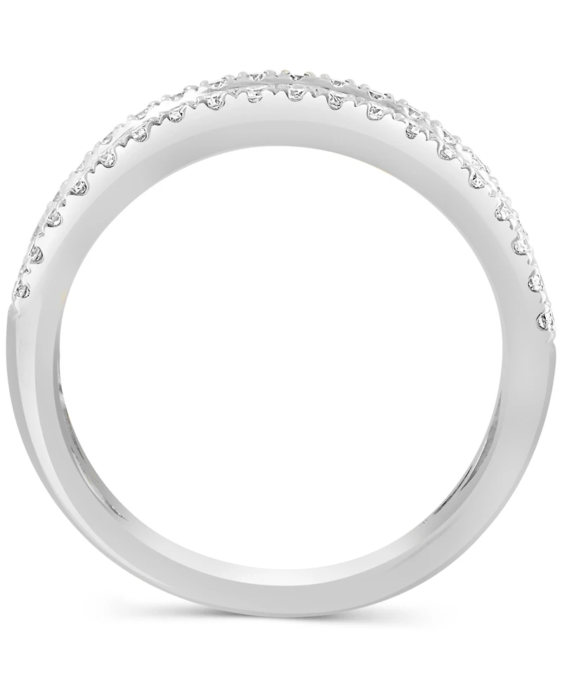 Effy Diamond Baguette & Round Band (7/8 ct. t.w.) 14k White Gold (Also available Gold)