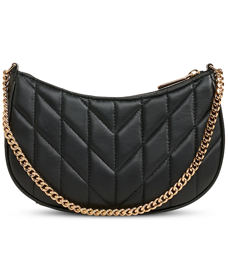 Karl Lagerfeld Paris Lafayette Small Black Leather Demi