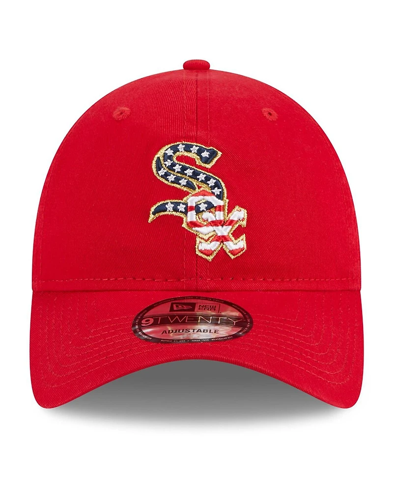 Men's New Era Red Chicago White Sox 2023 Fourth of July 9TWENTY Adjustable Hat