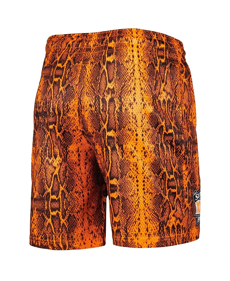Men's New Era Orange San Francisco 49ers Summer Pop Shorts