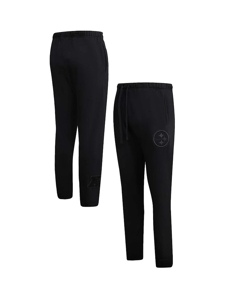 Men's Pro Standard Black Pittsburgh Steelers Neutral Fleece Sweatpants